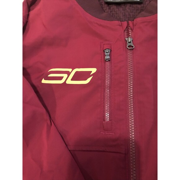 Under Armour Stephen Curry Basketball Jacket Bomber XXLT Men's Full Zip  New - Picture 5 of 8